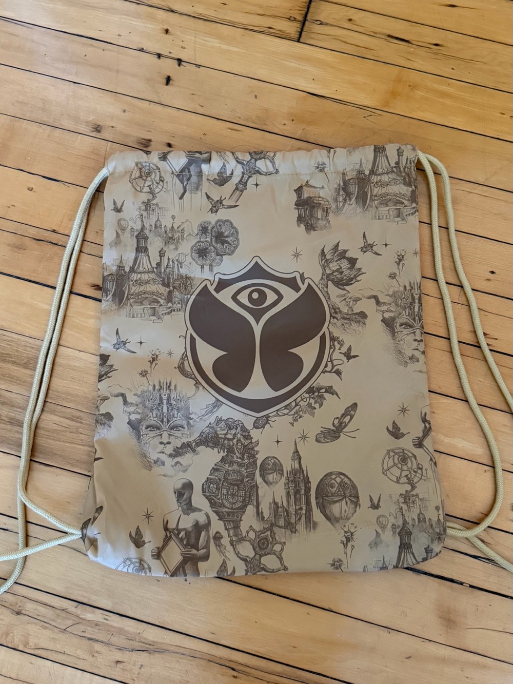 Official Tomorrowland 2026 Drawstring Backpack